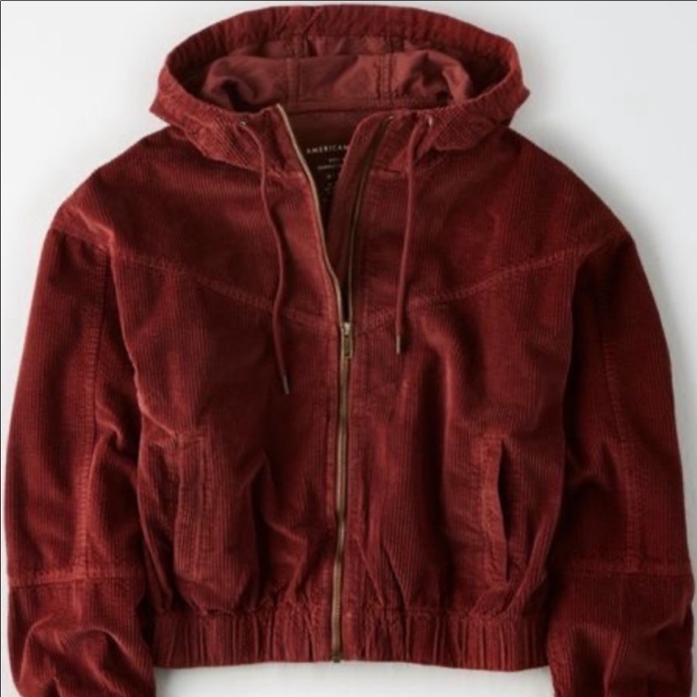American Eagle Corduroy Bomber Jacket
